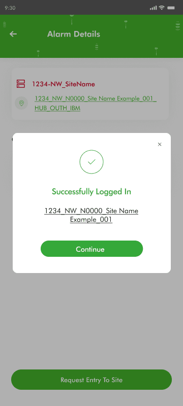 DigiSOC Site Entry screenshot